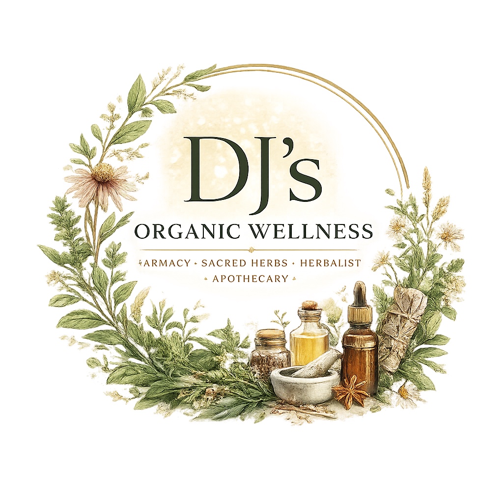 DJ's Organic Wellness logo